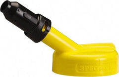 Trico - 4 Gal Capacity Polyethylene Oil Storage System - 1" Tip OD, 7" Straight Spout, Yellow - Exact Industrial Supply