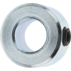 Value Collection - 5/16" Bore, Steel, Set Screw Shaft Collar - 5/8" Outside Diam, 5/16" Wide - Exact Industrial Supply