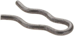Value Collection - 7/64" Groove, 5/8" Long, Plain Spring Steel Hair Pin Clip - 3/16" Clip Diam, 0.047" Shaft Diam, Grade 2 - Exact Industrial Supply