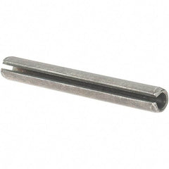 Value Collection - 7/32" Diam x 1-3/4" Long Slotted Spring Pin - Grade 1070-1090 Alloy Steel, Uncoated - Exact Industrial Supply