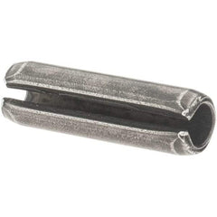 Value Collection - 7/32" Diam x 3/4" Long Slotted Spring Pin - Grade 1070-1090 Alloy Steel, Uncoated - Exact Industrial Supply