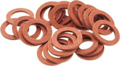 Value Collection - Vulcanized Fibre Standard Flat Washer - 1/2" ID x 3/4" OD, 0.062" Thick, Plain Finish - Exact Industrial Supply