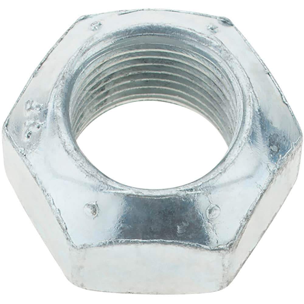 Value Collection - 3/4-16 UNF Grade C Hex Lock Nut with Distorted Thread - Zinc-Plated with Wax Finish - Exact Industrial Supply