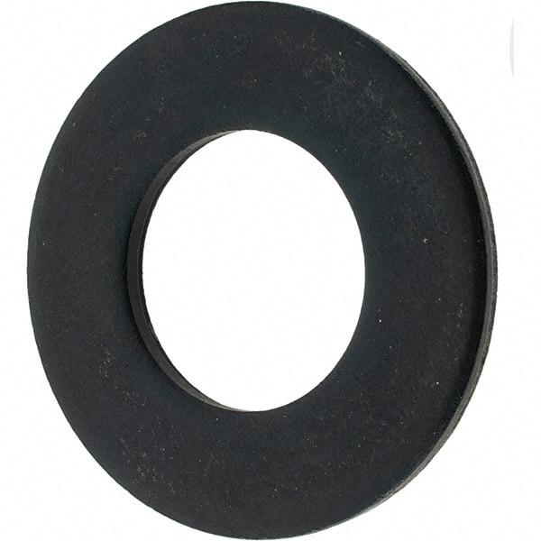 Value Collection - 7/8" Screw, Grade 1010 Steel Standard Flat Washer - 29/32" ID x 1-3/4" OD, 5/32" Thick, Black Oxide Finish - Exact Industrial Supply