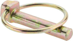 Value Collection - Lynch Pins Pin Diameter (Inch): 7/16 Usable Length (Inch): 1-15/16 - Exact Industrial Supply