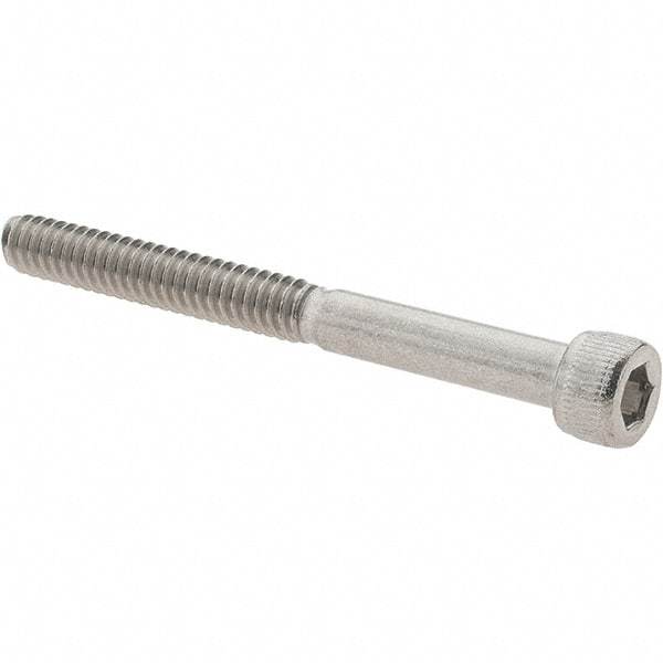 Value Collection - #10-24 UNC Hex Socket Drive, Socket Cap Screw - Grade 18-8 Stainless Steel, 2" Length Under Head - Exact Industrial Supply