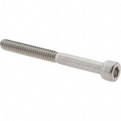Value Collection - #10-24 UNC Hex Socket Drive, Socket Cap Screw - Grade 18-8 Stainless Steel, 2" Length Under Head - Exact Industrial Supply
