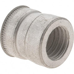 Value Collection - M10x1.50 Metric Coarse Stainless Steel Flush Press Fit Threaded Insert - 18.92" OAL, 14.26" Insert Diam, 14.94" Hole Diam, 9/16" Drill - Exact Industrial Supply