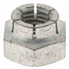 Value Collection - 1/4-28 UNJF Grade 2 Hex Lock Nut with Expanding Flex Top - Exact Industrial Supply
