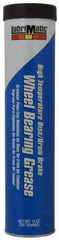 LubriMatic - 14 oz Cartridge Polyurea High Temperature Grease - Blue, High Temperature, 520°F Max Temp, NLGIG 2, - Exact Industrial Supply