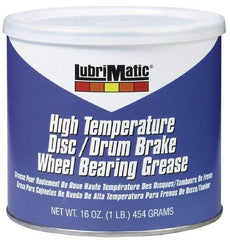 LubriMatic - 1 Lb Can Polyurea High Temperature Grease - Blue, High Temperature, 520°F Max Temp, NLGIG 2, - Exact Industrial Supply