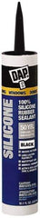 DAP - 10.1 oz Tube Black RTV Silicone Joint Sealant - -40 to 400°F Operating Temp, 10 to 20 min Tack Free Dry Time, 24 hr Full Cure Time - Exact Industrial Supply