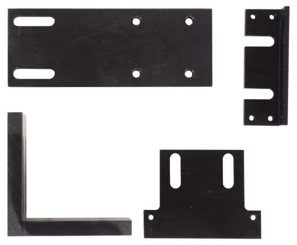 Newall - DRO Bracket Kit - Lathe Mounting, Horizontal or Vertical Mounting Orientation, Use with NMS300 DRO, NMS800 DRO, Microsyn/Microsyn Encoder - Exact Industrial Supply