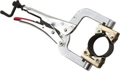 Strong Hand Tools - 11" OAL Standard Jaw Locking Welding Pliers - 1" Jaw Width, 3-1/2" Jaw Depth, 1-1/2 to 2-1/2" Jaw Opening, Standard Handle - Exact Industrial Supply