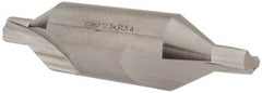 Keo - Metric Plain Cut 60° Incl Angle High Speed Steel Combo Drill & Countersink - Exact Industrial Supply