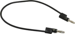 Pomona - Black Electrical Test Equipment Banana Plug - Use with 1581, 4702 Banana Plugs, Standard Banana Plugs - Exact Industrial Supply