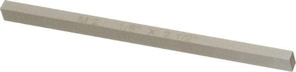 Cleveland - M2 High Speed Steel Square Tool Bit Blank - 1/8" Wide x 1/8" High x 2-1/2" OAL, 2 Beveled Ends, 10° Bevel Angle, Ground - Exact Industrial Supply