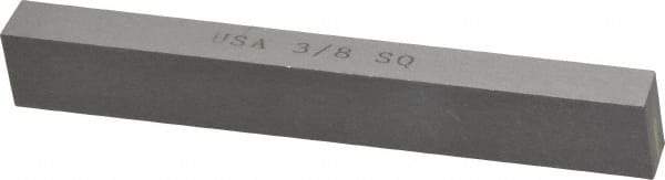 Cleveland - T15 Cobalt Square Tool Bit Blank - 3/8" Wide x 3/8" High x 3" OAL, 2 Beveled Ends, 10° Bevel Angle, Ground - Exact Industrial Supply