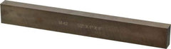 Cleveland - M42 Cobalt Rectangular Tool Bit Blank - 1/2" Wide x 1" High x 8" OAL, 2 Beveled Ends, 10° Bevel Angle, Ground - Exact Industrial Supply