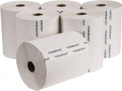 PRO-SOURCE - Hard Roll of 1 Ply White Paper Towels - 10" Wide, 800' Roll Length - Exact Industrial Supply