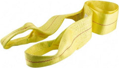 Erickson Manufacturing - Loop Polyester Tow Strap - 6' Long, 15,000 Lb Capacity - Exact Industrial Supply