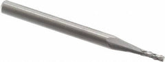 Accupro - 1/16" Diam, 3/16" LOC, Plain End, Solid Carbide Diamond Pattern Router Bit - Right Hand Cut, 1-1/2" OAL, 1/8" Shank Diam, Use on Fiberglass - Exact Industrial Supply