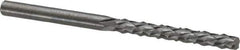 Accupro - 1/8" Diam, 1/2" LOC, Plain End, Solid Carbide Diamond Pattern Router Bit - Right Hand Cut, 1-1/2" OAL, 1/8" Shank Diam, Use on Fiberglass - Exact Industrial Supply