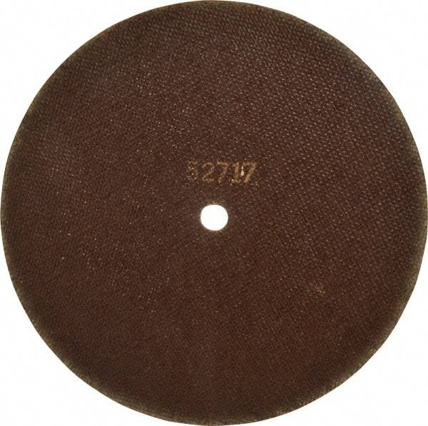 Tru-Maxx - 10" 46 Grit Aluminum Oxide Cutoff Wheel - 1/16" Thick, 5/8" Arbor, 6,112 Max RPM, Use with Stationary Tools - Exact Industrial Supply