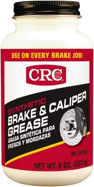 CRC - 8 oz Can Synthetic General Purpose Grease - Black, 450°F Max Temp, NLGIG 2, - Exact Industrial Supply