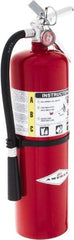 Amerex - 4-A:80B:C Rated, Dry Chemical Fire Extinguisher - 10Lb, 5" Diam x 20" High, 21' Discharge in 20 sec, Steel Cylinder - Exact Industrial Supply