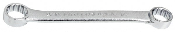 Proto - 7/16 x 1/2", 12 Point, Satin Finish, Double End, Box Wrench - Exact Industrial Supply