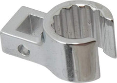 Proto - 5/8" 12 Point 3/8" Drive Chrome Flare Nut Crowfoot Wrench - 63/64" Head Diam x 11/16" Head Thickness, 1-1/2" OAL - Exact Industrial Supply