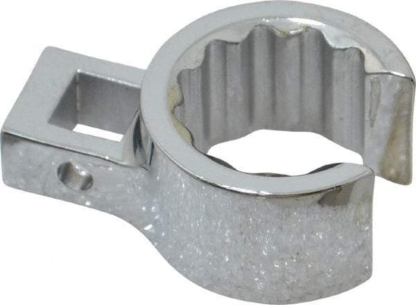 Proto - 7/8" 12 Point 3/8" Drive Chrome Flare Nut Crowfoot Wrench - 1-19/64" Head Diam x 3/4" Head Thickness, 1-1/2" OAL - Exact Industrial Supply