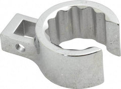 Proto - 15/16" 12 Point 3/8" Drive Chrome Flare Nut Crowfoot Wrench - 1-3/8" Head Diam x 3/4" Head Thickness, 1-1/2" OAL - Exact Industrial Supply