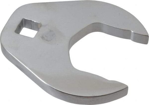 Proto - 1-9/16" 1/2" Drive Full Polish Chrome Open End Crowfoot Wrench - 3-3/32" Head Diam x 1/2" Head Thickness, 3-1/8" OAL - Exact Industrial Supply