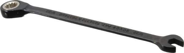Proto - 9/32" 12 Point Combination Wrench - 15° Head Angle, 5-1/2" OAL, Steel, Black Chrome Finish - Exact Industrial Supply