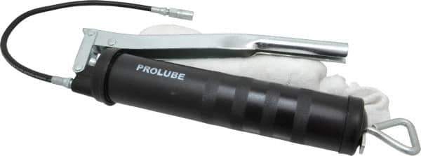 PRO-LUBE - 6,000 Max psi, Lever Grease Gun - 14 oz Capacity, 1/8 Thread Outlet - Exact Industrial Supply