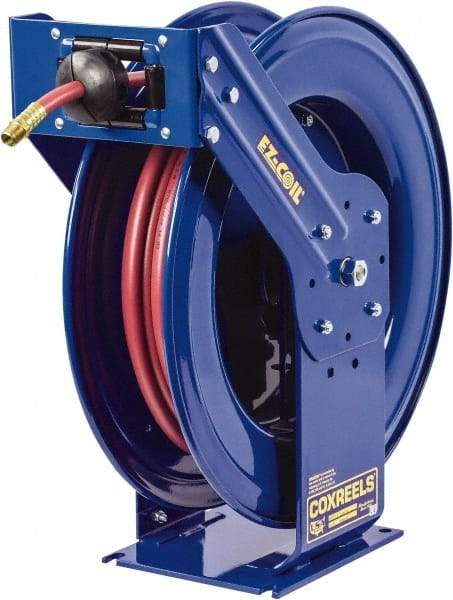 CoxReels - 75' Spring Retractable Hose Reel - 4,000 psi, Hose Included - Exact Industrial Supply