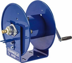 CoxReels - #1 AWG x 150' Cable, 450 Amp, Welding Cable Reel - 13" Overall Height x 18" Overall Width x 12" Overall Depth, Cable Not Included - Exact Industrial Supply