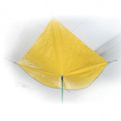 UltraTech - 20" Diam, Square Roof Leak Diverter - 5' Long x 5' Wide x 10 mil Thick, Yellow - Exact Industrial Supply