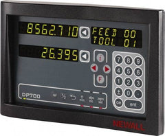 Newall - 2 Axes, Microsyn 2G & Spherosyn 2G Compatible DRO Counter - LED Display, Programmable Memory - Exact Industrial Supply