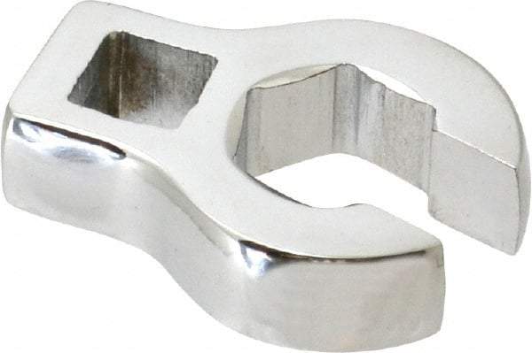 Proto - 15mm 6 Point 3/8" Drive Chrome Flare Nut Crowfoot Wrench - 1-11/32" Head Diam x 1/4" Head Thickness, 1-11/16" OAL - Exact Industrial Supply