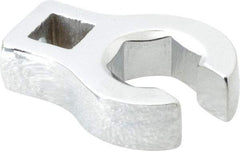 Proto - 16mm 6 Point 3/8" Drive Chrome Flare Nut Crowfoot Wrench - 1-11/32" Head Diam x 1/4" Head Thickness, 1-3/4" OAL - Exact Industrial Supply