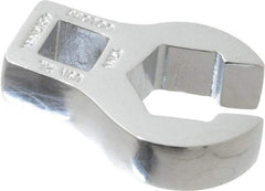 Proto - 17mm 6 Point 3/8" Drive Chrome Flare Nut Crowfoot Wrench - 2-29/32" Head Diam x 1/4" Head Thickness, 1-3/4" OAL - Exact Industrial Supply