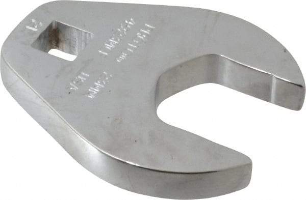 Proto - 23mm 3/8" Drive Chrome Crowfoot Wrench - 2-1/32" Head Diam x 1/4" Head Thickness, 2-11/32" OAL - Exact Industrial Supply