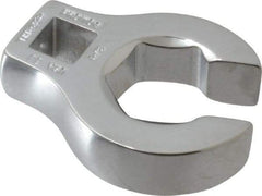 Proto - 3/4" 6 Point 3/8" Drive Chrome Flare Nut Crowfoot Wrench - 1-19/32" Head Diam x 1/4" Head Thickness, 1.94" OAL - Exact Industrial Supply