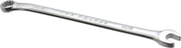 Proto - 9/32" Offset Combination Wrench - 15° Offset Angle, 5-5/32" OAL, Steel, Chrome Finish - Exact Industrial Supply