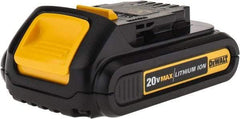 DeWALT - 20 Volt Lithium-Ion Power Tool Battery - 1.5 Ahr Capacity, 1/2 hr Charge Time, Series 20V Max - Exact Industrial Supply