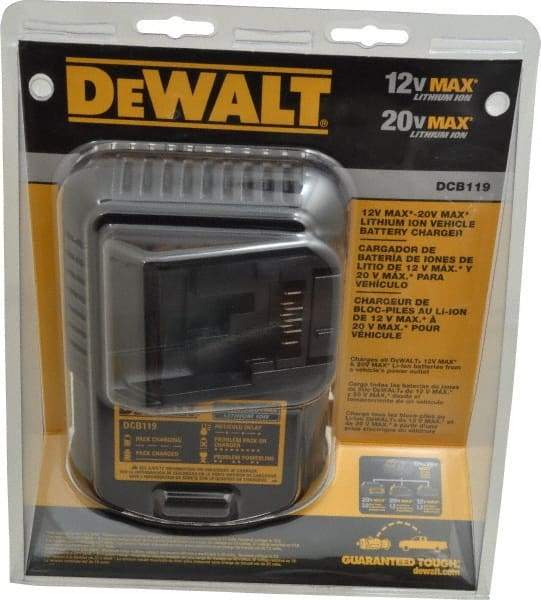 DeWALT - 12V & 20V Max Battery Charger - 7 Amps In/3 Amps Out - Exact Industrial Supply