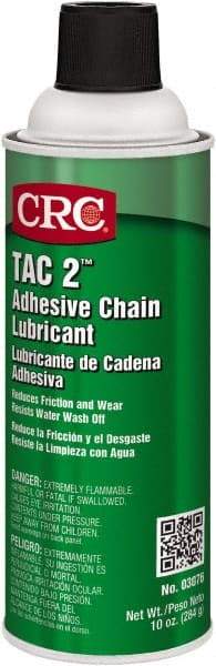 CRC - 16 oz Aerosol Adhesive Chain & Cable Lubricant - Blue, 350°F - Exact Industrial Supply